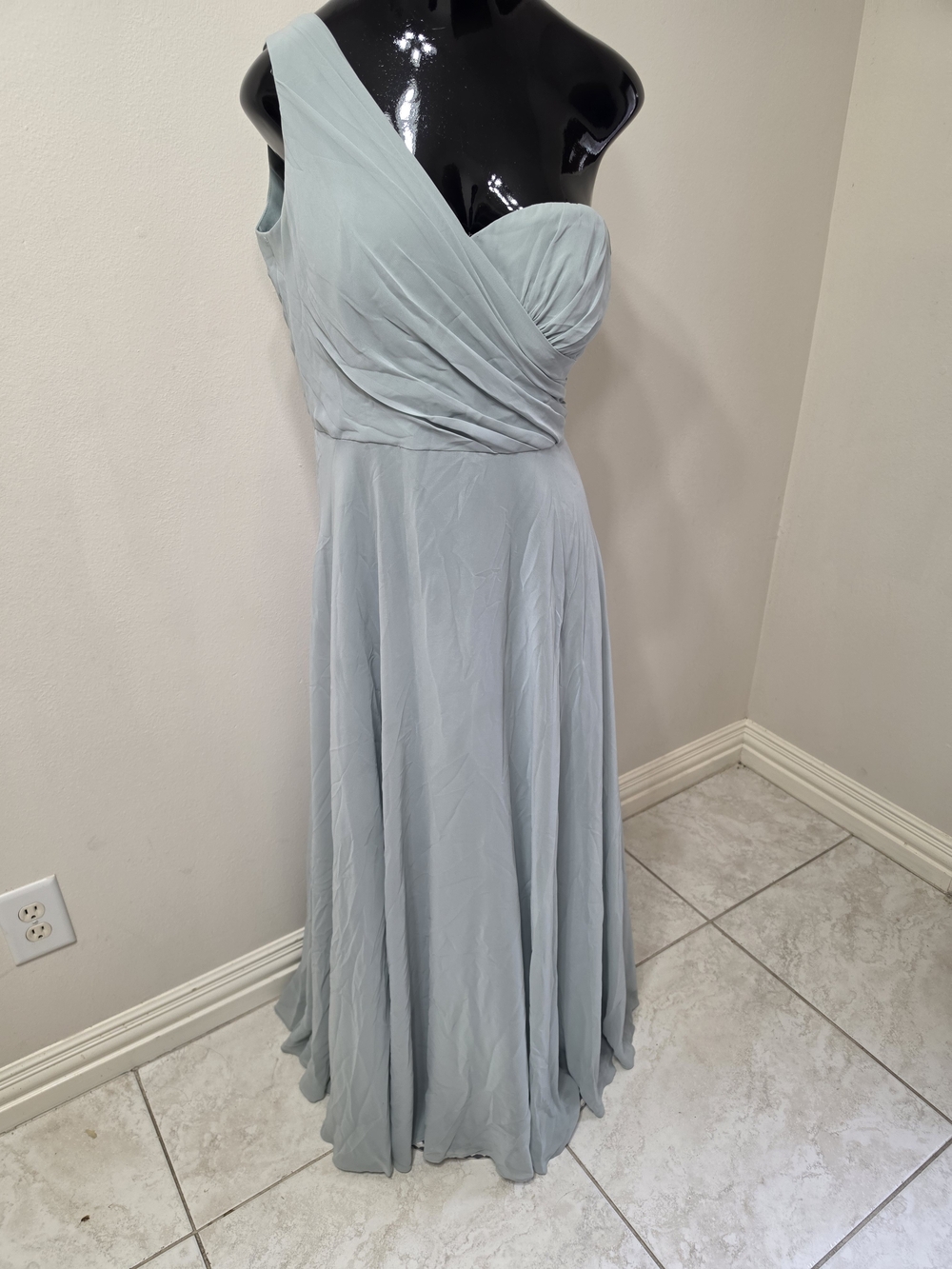 Celebrate DB Studio -One-Shoulder Light Blue Women’s Evening Dress